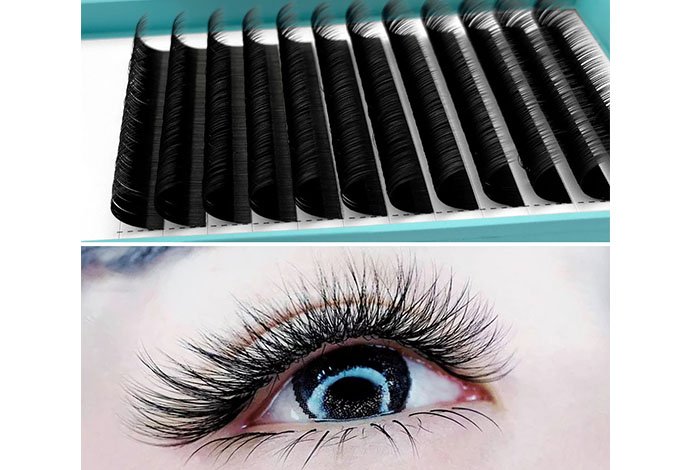0.20 D Mix  flat eyelash extensions (flat3)