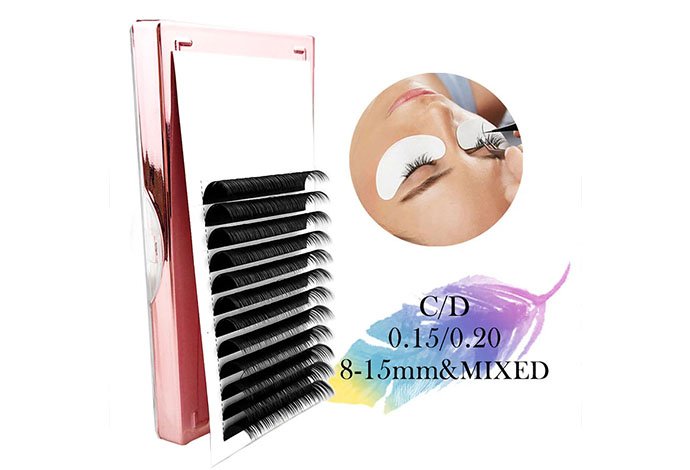 0.20 D Mix  flat eyelash extensions (flat7)