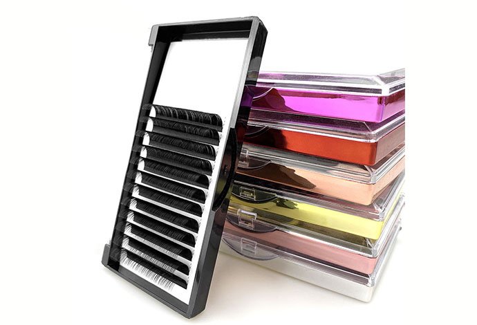 0.07C 9mm easy fanning eyelash extensions (easyfan1)