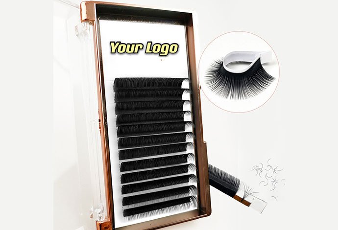 0.07C MIX volume eyelash extensions (volume4)